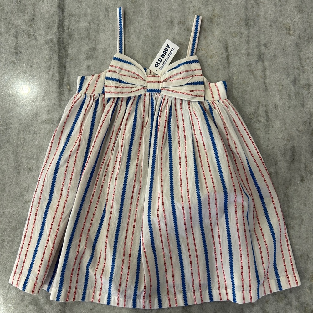 Old Navy Striped Bow Dress Size 4T